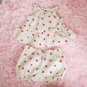 Old Navy Strawberry Outfit